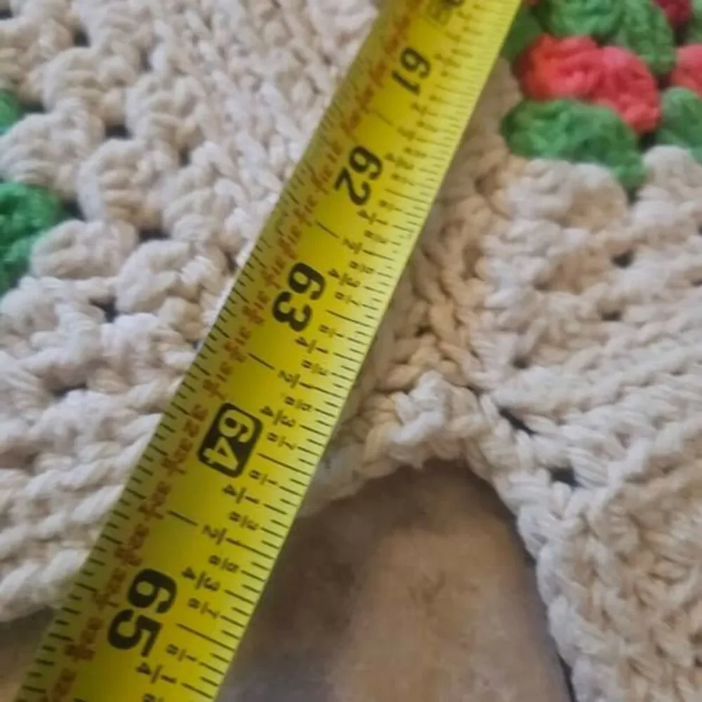 Handmade Crochet Granny Square Blanket Afghan 51